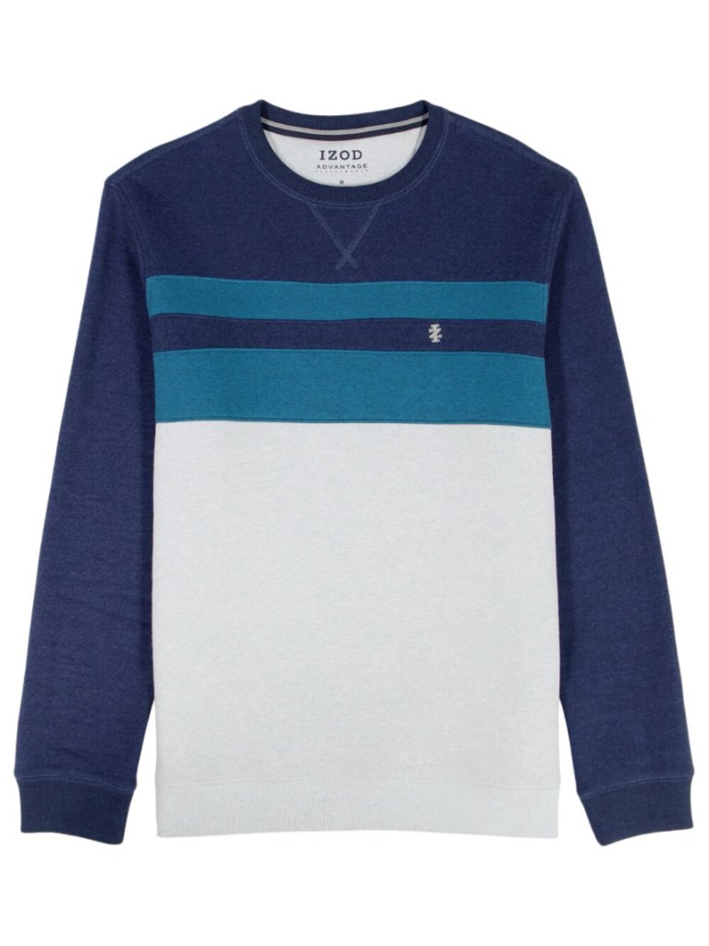 New! IZOD Advantage Performance Fleece Sweatshirt Crew Neck Men's XL XXL